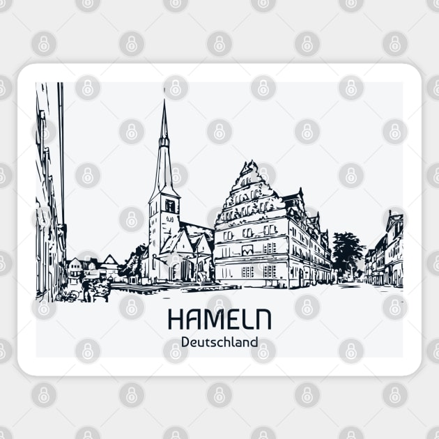 Hameln - Deutschland Sticker by Lakeric